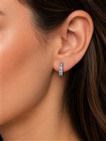 Orecchini Vidali Gioielli Donna in Oro bianco Zircone OROR-13-34 - OROR-13-34